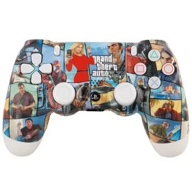 دسته بی سیم پلی استیشن ۴ SONY PlayStation 4 DualShock 4 High Copy طرح GTA