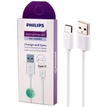 کابل تایپ سی فست شارژ فیلیپس Philips 1m