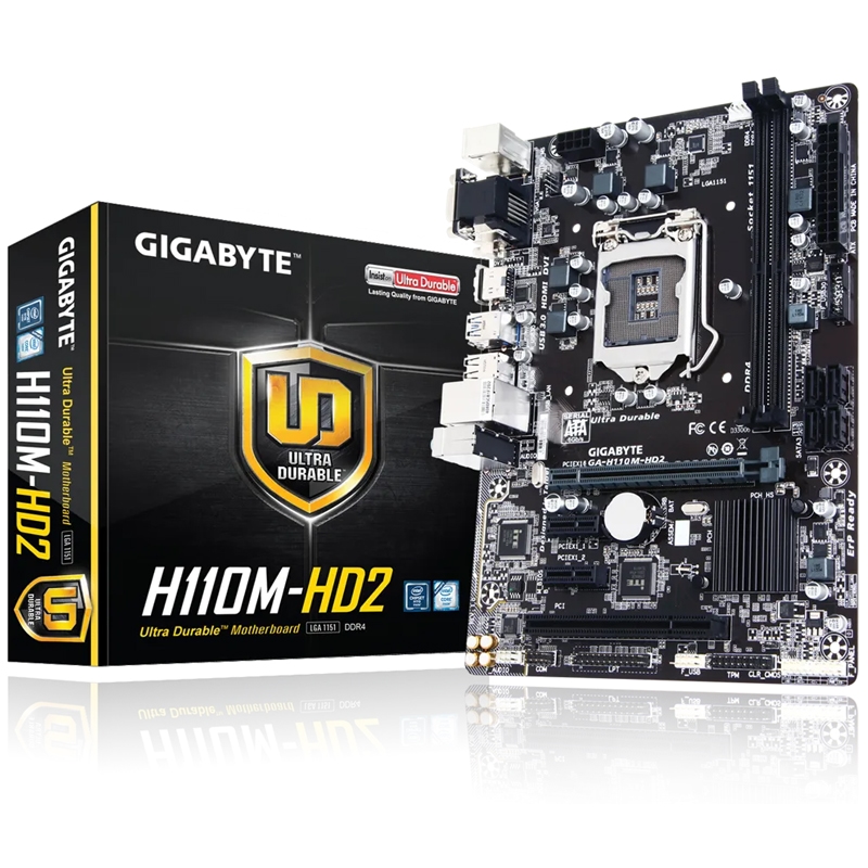 مادربرد استوک گیگابایت مدل GIGABYTE GA-H110M-HD2