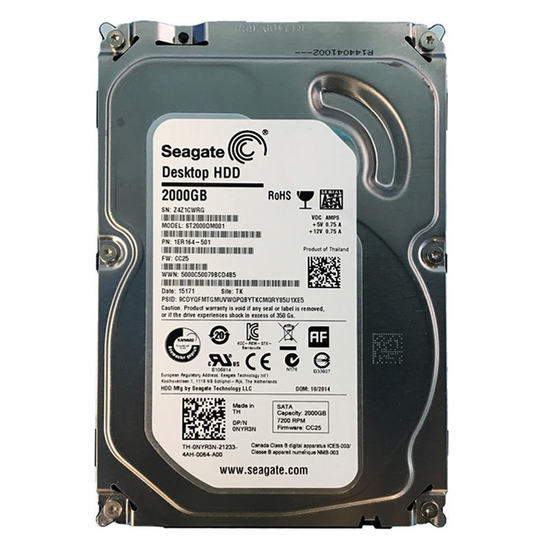 هارد اینترنال استوک سیگیت ۲ ترابایت Seagate Barracuda 2TB